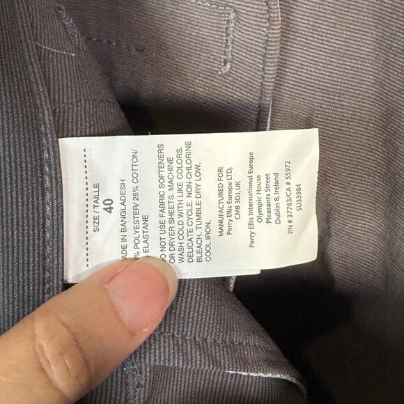 PGA Tour Men's Flat-Front 4-Way Stretch 9" Shorts DK grey Heather, 40 $48 - Picture 8 of 8